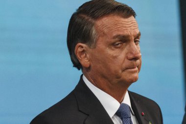  Brezilya Seçimleri: Eski başkan Lula ile Brezilya Cumhurbaşkanı Jair Bolsonaro arasında yapılan son tartışma TV Globo tarafından desteklendi. 28 Ekim 2022, Rio de Janeiro, Brezilya: Brezilya Cumhurbaşkanlığı adayları arasındaki son tartışma 