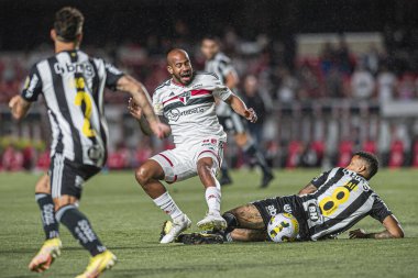 Brezilya Futbol Şampiyonası Sao Paulo, Atletico Mineiro 'ya karşı. 1 Kasım 2022, Sao Paulo, Brezilya: Sao Paulo ve Atletico Mineiro arasında oynanan futbol maçı, Brezilya Futbol Şampiyonası 'nın 35. turu için geçerlidir.