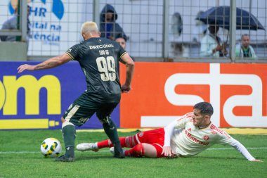 Brezilya Futbol Şampiyonası: America Mineiro, Internacional 'a karşı. 2 Kasım 2022, Belo Horizonte, Minas Gerais, Brezilya: Amerika Mineiro ve Internacional arasındaki futbol maçı, Brezilya Futbol Şampiyonası 'nın 35. turu için geçerlidir.