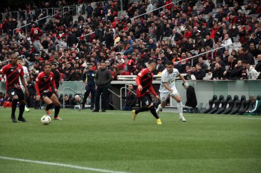 Brezilya Futbol Şampiyonası - Athletico Paranaense Goias 'a karşı. 2 Kasım 2022, Curitiba, Parana, Brezilya: Brezilya Futbol Şampiyonası 'nın 35. turu için geçerli olan Athletico Paranaense ve Goias arasındaki futbol maçı