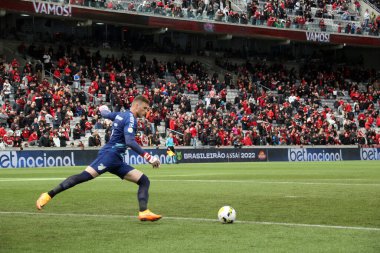 Brezilya Futbol Şampiyonası - Athletico Paranaense Goias 'a karşı. 2 Kasım 2022, Curitiba, Parana, Brezilya: Brezilya Futbol Şampiyonası 'nın 35. turu için geçerli olan Athletico Paranaense ve Goias arasındaki futbol maçı