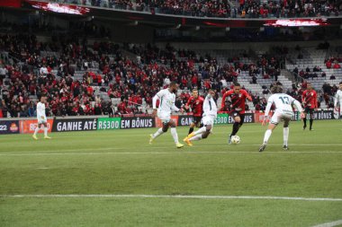 Brezilya Futbol Şampiyonası - Athletico Paranaense Goias 'a karşı. 2 Kasım 2022, Curitiba, Parana, Brezilya: Brezilya Futbol Şampiyonası 'nın 35. turu için geçerli olan Athletico Paranaense ve Goias arasındaki futbol maçı