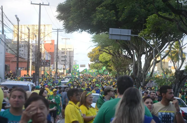 Manifestanti Bolsonaristi Protestano Intervento Militare Brasile Novembre 2022 Rio Janeiro — Foto Stock