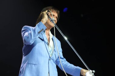 Brezilyalı şarkıcı Roberto Carlos 'un Sao Paulo' daki konseri. 5 Kasım 2022, Sao Paulo, Brezilya: Brezilyalı şarkıcı Roberto Carlos, Sao Paulo 'daki Barra Funda Mahallesi' ndeki Unimed Space 'de Cumartesi gecesi (5)).