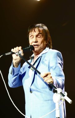 Brezilyalı şarkıcı Roberto Carlos 'un Sao Paulo' daki konseri. 5 Kasım 2022, Sao Paulo, Brezilya: Brezilyalı şarkıcı Roberto Carlos, Sao Paulo 'daki Barra Funda Mahallesi' ndeki Unimed Space 'de Cumartesi gecesi (5)).
