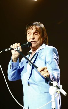 Brezilyalı şarkıcı Roberto Carlos 'un Sao Paulo' daki konseri. 5 Kasım 2022, Sao Paulo, Brezilya: Brezilyalı şarkıcı Roberto Carlos, Sao Paulo 'daki Barra Funda Mahallesi' ndeki Unimed Space 'de Cumartesi gecesi (5)).