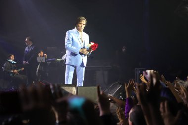 Brezilyalı şarkıcı Roberto Carlos 'un Sao Paulo' daki konseri. 5 Kasım 2022, Sao Paulo, Brezilya: Brezilyalı şarkıcı Roberto Carlos, Sao Paulo 'daki Barra Funda Mahallesi' ndeki Unimed Space 'de Cumartesi gecesi (5)).