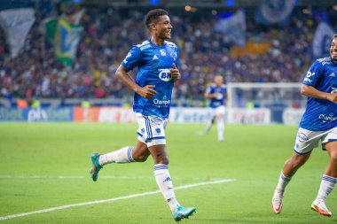 Brezilya Futbol Şampiyonası Cruzeiro, CSA-AL 'a karşı. 6 Kasım 2022, Belo Horizonte, Minas Gerais, Brezilya. Cruzeiro ile CSA-AL arasındaki futbol maçı, Mineirao Stadyumu 'nda düzenlenen 38. Brezilya Futbol Şampiyonası için geçerli.