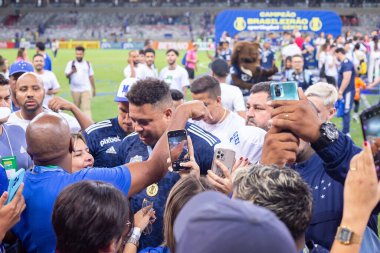 Brezilya Futbol Şampiyonası Cruzeiro, CSA-AL 'a karşı. 6 Kasım 2022, Belo Horizonte, Minas Gerais, Brezilya. Cruzeiro ile CSA-AL arasındaki futbol maçı, Mineirao Stadyumu 'nda düzenlenen 38. Brezilya Futbol Şampiyonası için geçerli.