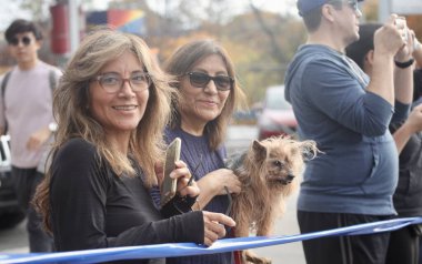 26.2 mil NYC Maratonu 50.000 sporcuyla başladı. 6 Kasım 2022, New York, ABD: 26.2 mil New York City Maratonu yaklaşık 50.000 sporcunun katılımıyla başlıyor ve şehrin beş ilçesinde koşuyor. 