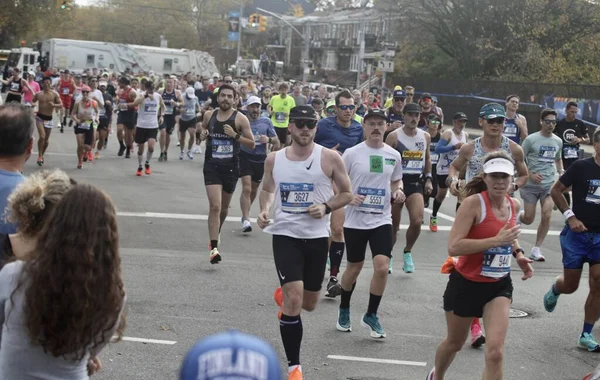 Maratona Nova Iorque Começa Com 000 Atletas Novembro 2022 Nova — Fotografia de Stock