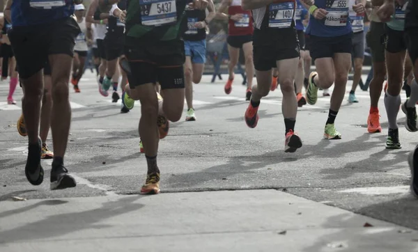 Miles Nyc Marathon Kicks 000 Athletes November 2022 New York — Stock Photo, Image