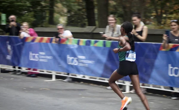 Chebet Lokedi Quênia Ganham Maratona Nova York Novembro 2022 Nova — Fotografia de Stock