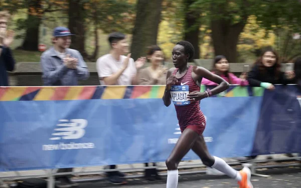 Chebet Lokedi Quênia Ganham Maratona Nova York Novembro 2022 Nova — Fotografia de Stock