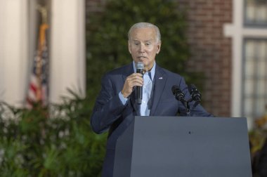 ABD Başkanı Joe Biden, Kampanya Yürüyüşünde Vali Kathy Hochul ve New York Eyaleti Demokratlarına katıldı. 6 Kasım 2022, Yonk, New York, ABD: ABD Başkanı Joe Biden Vali Kathy Hochul ve New York Eyaleti Demokratlarına katıldı 