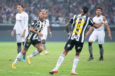 Brezilya Futbol Şampiyonası: Atletico Mineiro Botafogo 'ya karşı. 7 Kasım 2022, Belo Horizonte, Minas Gerais, Brezilya: Brezilya Futbol Şampiyonası 'nın 36. turu için geçerli olan Atletico Mineiro ve Botafogo arasındaki futbol maçı