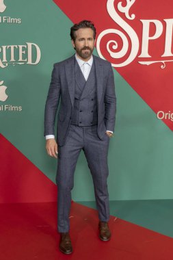 Apple Stüdyoları 'nın New York' taki kırmızı halısı. 9 Kasım 2022, New York, ABD: Apple Studios filmi 