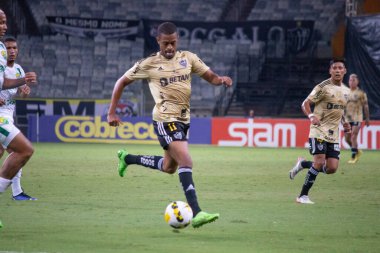 Brezilya Futbol Şampiyonası - Atletico-MG Cuiaba 'ya karşı. 10 Kasım 2022, Belo Horizonte, Minas Gerais, Brezilya: Atletico-MG ve Cuiaba arasındaki futbol maçı, Mineirao Stadyumu 'nda düzenlenen 37.