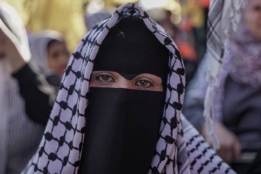 Fatah hareketi, son Cumhurbaşkanı Yaser Arafat 'ın şehitliği anısına 10 Kasım 2022, Gazze, Filistin: Fatah hareketi tarafından düzenlenen festivale binlerce Filistinli katıldı.