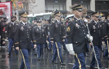 103. Gaziler Günü Geçidi 2022 - NYC. 11 Kasım 2022, New York, ABD: New York Şehri 103. Gaziler Günü Geçidi, Madison Square Parks Ebediyetsiz Işık Personel Alayı 'nda resmi çelenk seremonisi ve bir dakikalık saygı duruşuyla başlıyor..