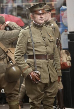 103. Gaziler Günü Geçidi 2022 - NYC. 11 Kasım 2022, New York, ABD: New York Şehri 103. Gaziler Günü Geçidi, Madison Square Parks Ebediyetsiz Işık Personel Alayı 'nda resmi çelenk seremonisi ve bir dakikalık saygı duruşuyla başlıyor..