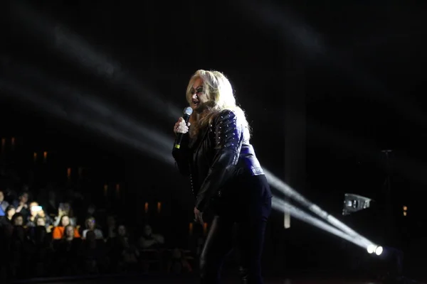 Bonnie Tyler Énekes Éves Turnéja Alatt Curitibában 2022 November Sao — Stock Fotó