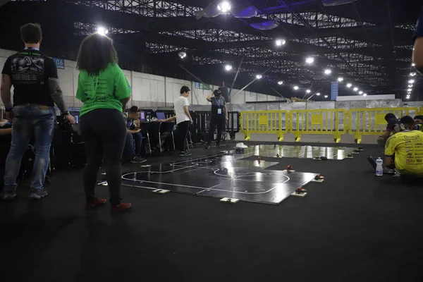 Movimento Dei Campeggiatori Altra Edizione Del Campus Party San Paolo — Foto Stock
