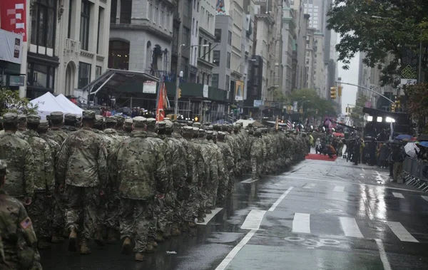 103Rd Veterans Day Parade 2022 Nyc November 2022 New York — Stock Photo, Image