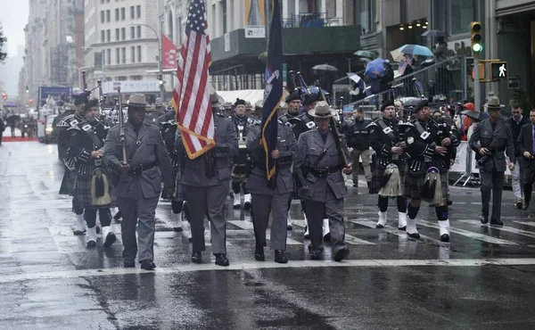 103Rd Veterans Day Parade 2022 Nyc November 2022 New York — Stock Photo, Image