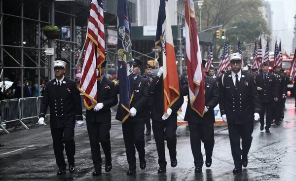 November 2022 New York Usa Die Parade Zum 103 Veteranentag — Stockfoto