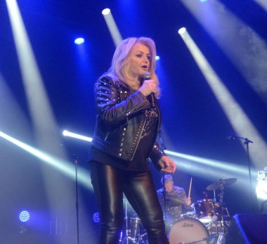 Şarkıcı Bonnie Tyler 'ın 50. yıl dönümü gösterisi Sao Paulo' da. 12 Kasım 2022, Sao Paulo, Brezilya: Galli şarkıcı Bonnie Tyler, 