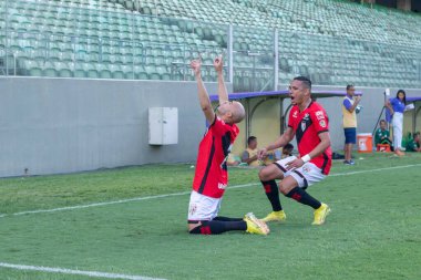 Brezilya Futbol Şampiyonası: Amerika-MG, Atletico-GO 'ya karşı. 13 Kasım 2022, Belo Horizonte, Minas Gerais, Brezilya: Brezilya Futbol Şampiyonası 'nın 38. turu için geçerli olan Amerika-MG ve Atletico-GO arasındaki futbol maçı