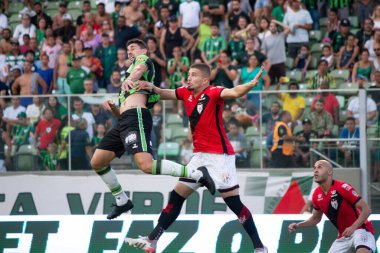 Brezilya Futbol Şampiyonası: Amerika-MG, Atletico-GO 'ya karşı. 13 Kasım 2022, Belo Horizonte, Minas Gerais, Brezilya: Brezilya Futbol Şampiyonası 'nın 38. turu için geçerli olan Amerika-MG ve Atletico-GO arasındaki futbol maçı