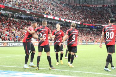 Brezilya Futbol Şampiyonası: Athletico Paranaense Botafogo 'ya karşı. 13 Kasım 2022, Curitiba, Parana, Brezilya: Brezilya Futbol Şampiyonası 'nın son turu için geçerli olan Athletico Paranaense ve Botafogo arasındaki futbol maçı