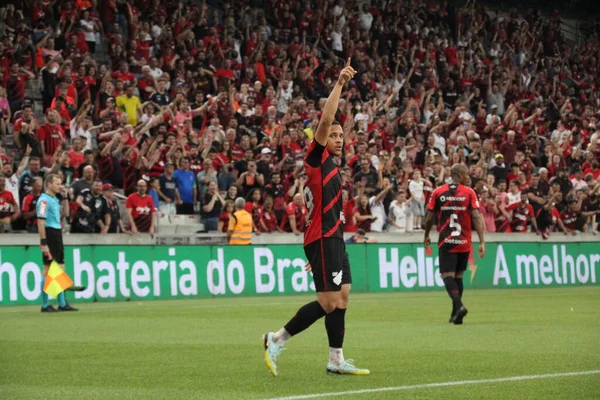 巴西足球锦标赛 Paranaense竞技对Botafogo 2022年11月13日 巴西巴拉那斯岛库里提巴 巴拉那斯岛和博塔福戈岛之间的足球比赛 有效期为巴西足球锦标赛的最后一轮 — 图库照片