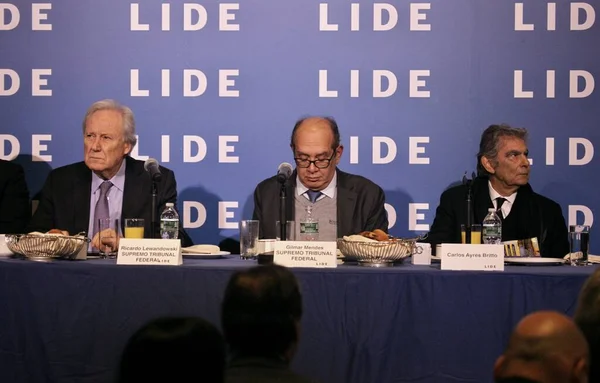 Lide Brezilya Konferansı Brezilya Özgürlük Demokrasiye Saygı Kasım 2022 New — Stok fotoğraf