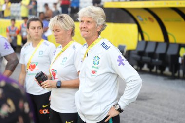 Bayanlar futbol: Brezilya ve Kanada arasında dostça bir maç. 15 Kasım 2022, Sao Paulo, Brezilya: Brezilya ve Kanada takımları arasındaki futbol maçı, Sao Paulo 'daki Neo Quimica Arena Stadyumu' nda yapıldı.