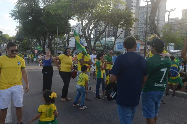 Supporters Brazilian President Jair Bolsonaro Protest Natal November 2022 Natal — Stock Photo, Image