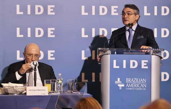 Lide Brezilya Konferansı 2023 Ötesi Brezilya Ekonomisi Kasım 2022 New — Stok fotoğraf