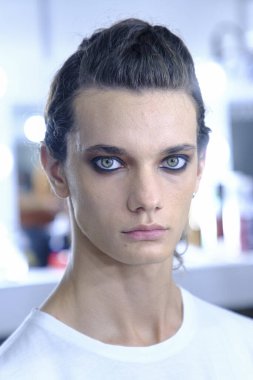 SPFW-N54 markası Greg Joey 'in sahne arkasında sonbahar / kış koleksiyonu. 16 Kasım 2022, Sao Paulo, Brezilya: Greg Joey 'nin sahne arkası, SPFW-N54 markası - sonbahar / kış koleksiyonu, Komplexo Tempo, Parque da Mooca' da