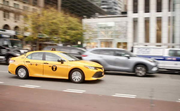 Base Fares Nyc Yellow Cabs Now Increased November 2022 New — Stock Photo, Image