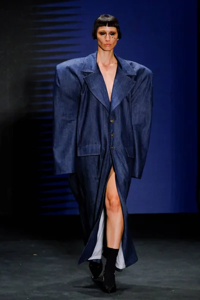Spfw N54 Kolekce Podzim Zima 2023 Greg Joey Brand Fashion — Stock fotografie