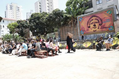 SPFW-N54: Sonbahar / Kış 2023 Koleksiyonu - Korshi marka moda gösterisi. 20 Kasım 2022, Sao Paulo, Brezilya: Sao Paulo Moda Haftası sırasında Korshi marka moda gösterisi, Sonbahar / Kış 2023 koleksiyonu (SPFW-N54)