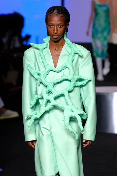 Spfw N54 Autumn Winter 2023 Collection Lucas Leao 브랜드 패션쇼 — 스톡 사진