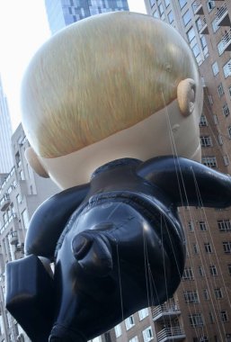 Macys Şükran Günü Geçidi 2022. 24 Kasım 2022, New York, ABD: Macy 'nin 77. cadde ve Central Park' tan başlayan Şükran Günü Geçidi 2022 ve Columbus çemberi boyunca, Central Park 'ın güneyinden 6. caddeye 