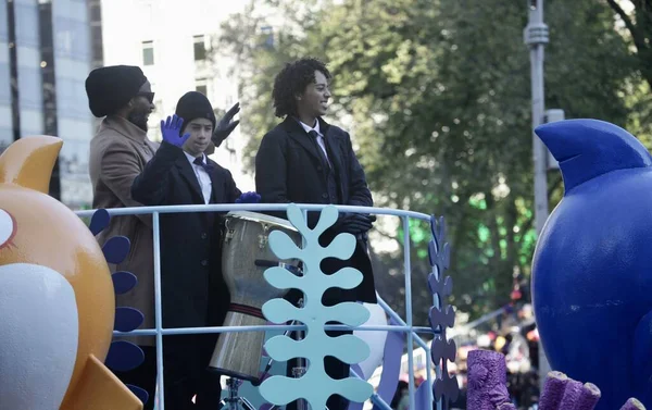 Sean Paul Ziggy Marley Jordin Sparks Macys Thanksgiving Day Parade — Stock Photo, Image