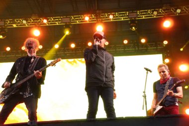 Grup Titas Prime Rock Brasil 'de sahne alacak. 26 Kasım 2022, Curitiba, Parana, Brezilya: Brezilyalı grup Titas, ulusal pop rock festivaline ev sahipliği yapan Prime Rock Brasil, Curitiba 'daki Pedreira Paulo Leminski' de canlı performans sergiliyor.. 