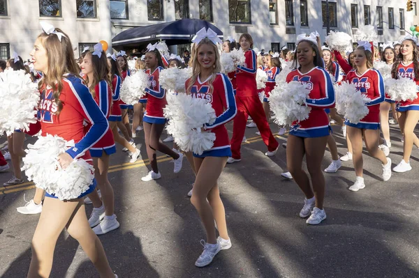 stock image 96th Macys Thanksgiving Day Parade 2022. November 24, 2022, New York, USA: Macy's Thanksgiving Day Parade 2022 which starts at West 77th Street and Central Park and through Columbus circle, Central Park South to sixth avenue 