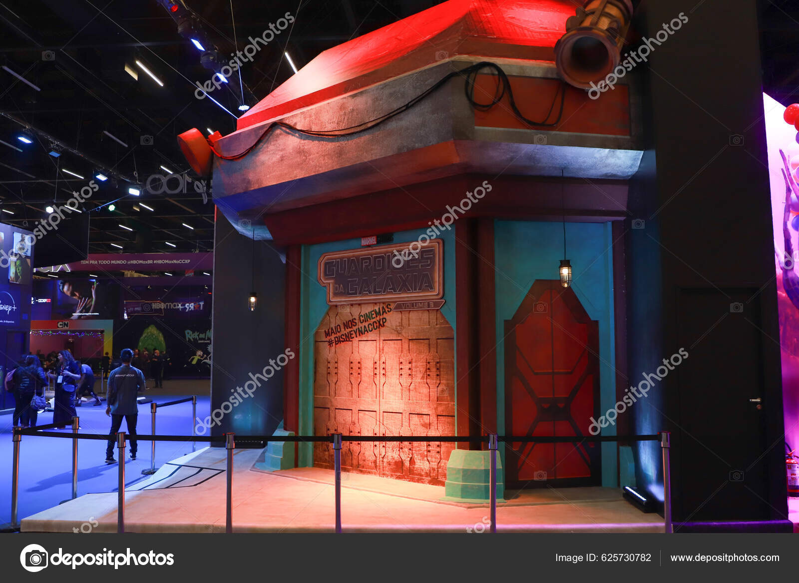 Crowd Movement Booths Comic Con Experience Ccxp Fair Sao Paulo – Stock ...