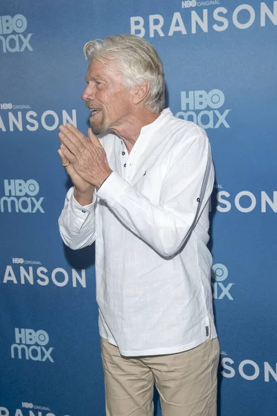브랜슨 New York Premiere 2022 Sir Richard Branson Chris Smith — 스톡 사진